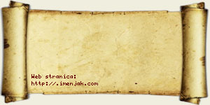 Milana Ognjanović vizit kartica